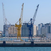 Modern Tangier close to its ferry port